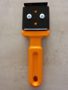 BORU KAZIMA EL RASPASI TURUNCU (6cm) (BÜYÜK) 4 BIÇAKLI